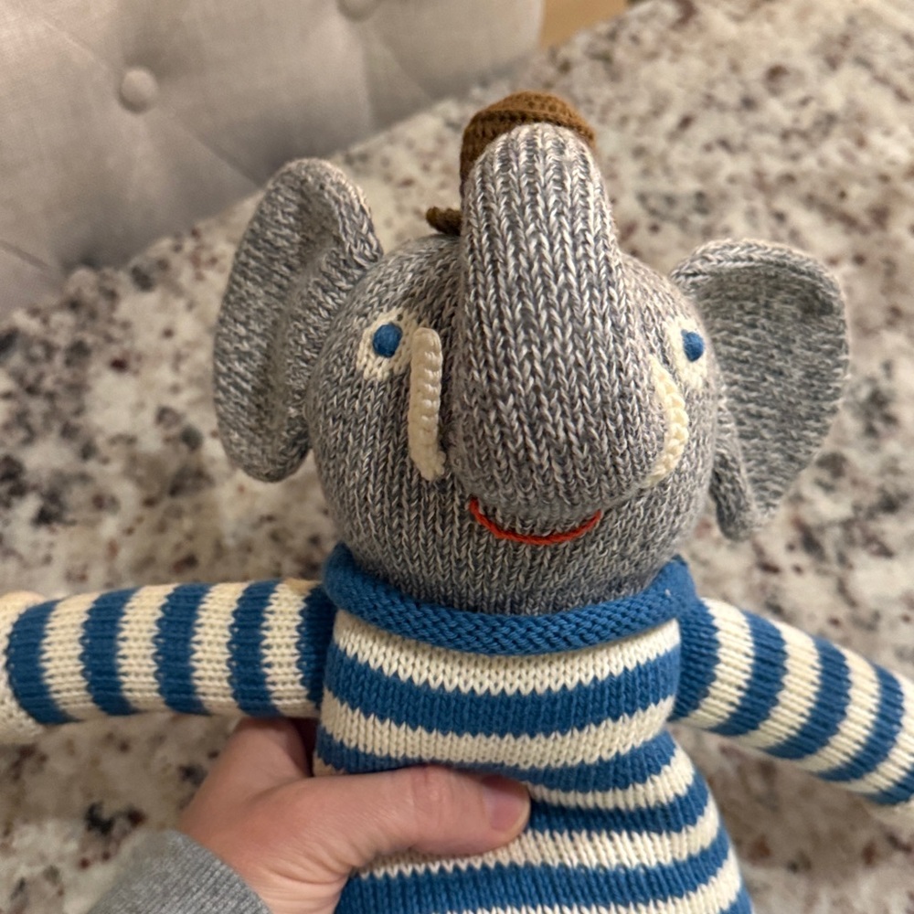 Striped Elephant Blabla doll - Picture 3 of 5